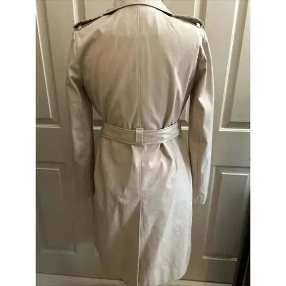 J Crew 2018 Icon Trench Coat Belted Tan Khaki Double Breasted H5852 Size 2